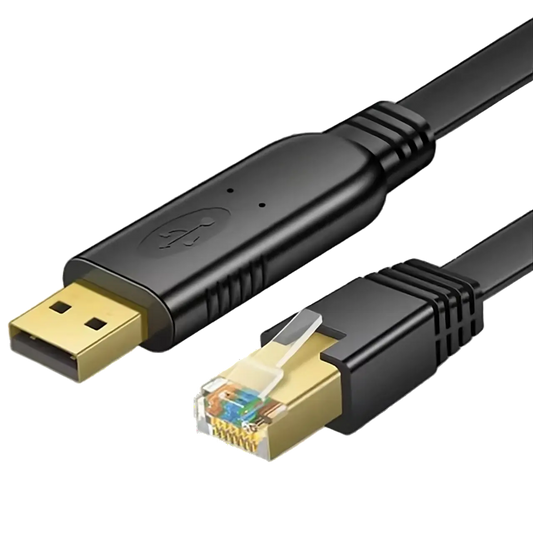 Консольный кабель USB RS232 (RJ45) Prolific PL2303 1.8м
