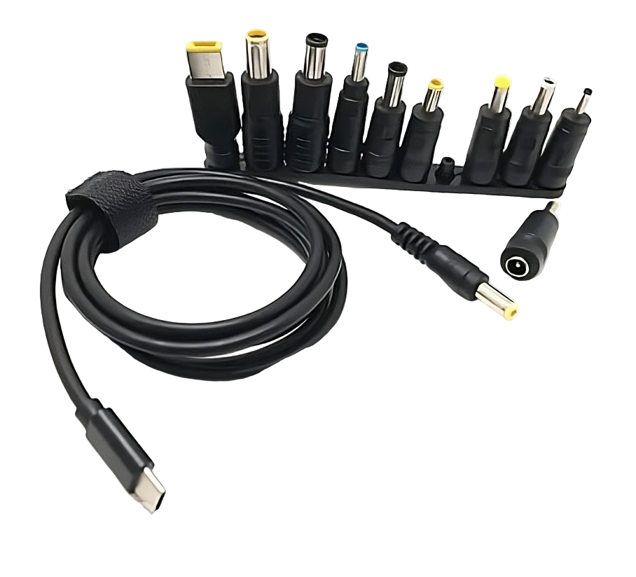 Кабель Type-C 65W на DC 5,5*2,5 с триггером для зарядки ноутбука