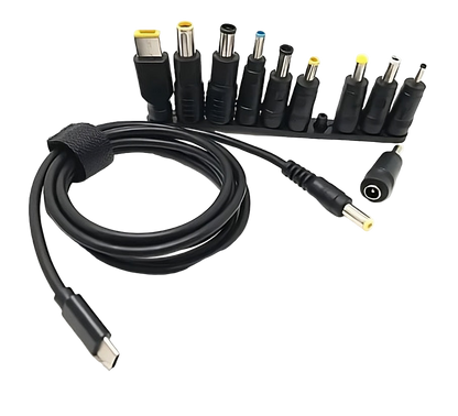 Кабель Type-C 65W на DC 5,5*2,5 с триггером для зарядки ноутбука