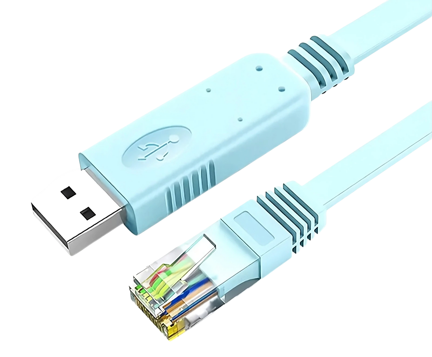 Консольный кабель для маршрутизатора Cisco; 1м; USB RS232 (RJ45), CH340