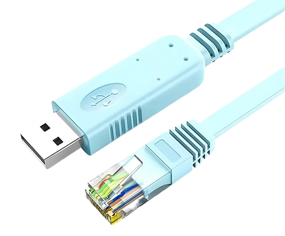Консольный кабель для маршрутизатора Cisco; 1м; USB RS232 (RJ45), CH340