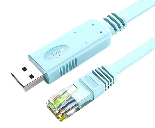 Консольный кабель для маршрутизатора Cisco; 1м; USB RS232 (RJ45), CH340