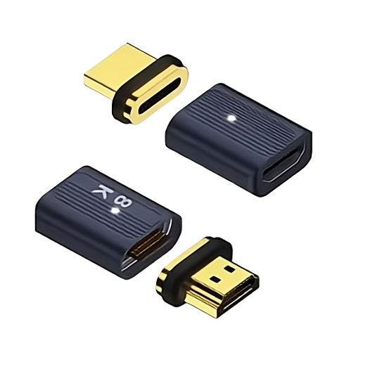 HDMI-HDMI адаптер UltraHD 2.1 з магнітним коннектором 8K 60HZ 4K 120HZ High-Speed