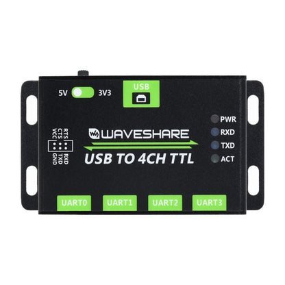 Адаптер USB TO 4CH TTL Waveshare 21619