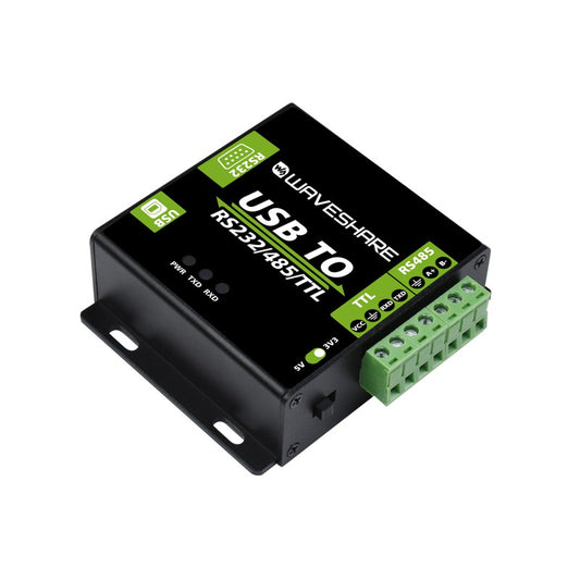 Промисловий USB конвертер до RS232/RS485/RS422/TTL, FT232RL, Waveshare 15817